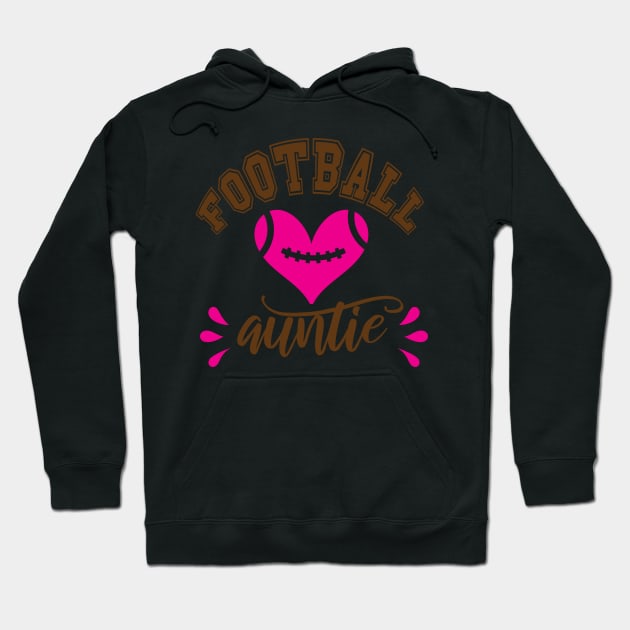 Football auntie Hoodie by busines_night